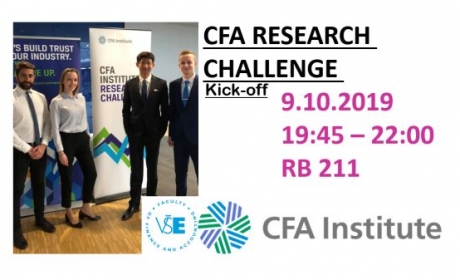 CFA Institute Research Challenge 2019- Kick-off