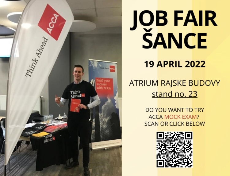 ACCA at ŠANCE Job Fair – 19. 4. 2022