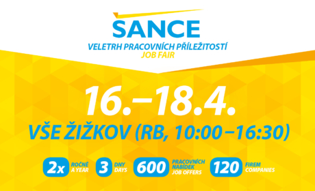 We invite you to the traditional Job Fair ŠANCE – April 16-18, 2024!