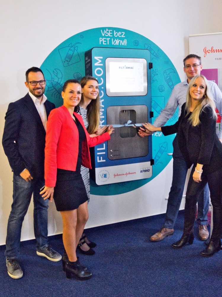 The University of Economics, Prague decreasing its plastic bottle consumption