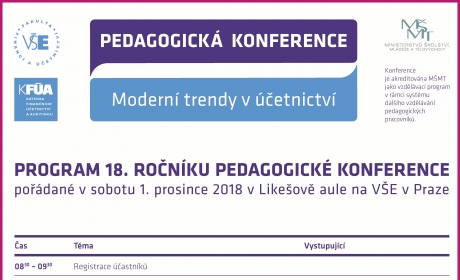 18. ročník pedagogické konference KFÚA
