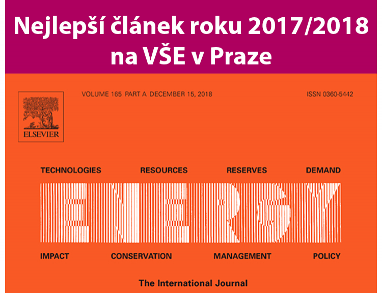 Cena rektorky VŠE v Praze za nejlepší článek míří na FFÚ