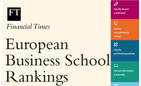 VŠE je #55 ve Financial Times European Business Schools Ranking 2019