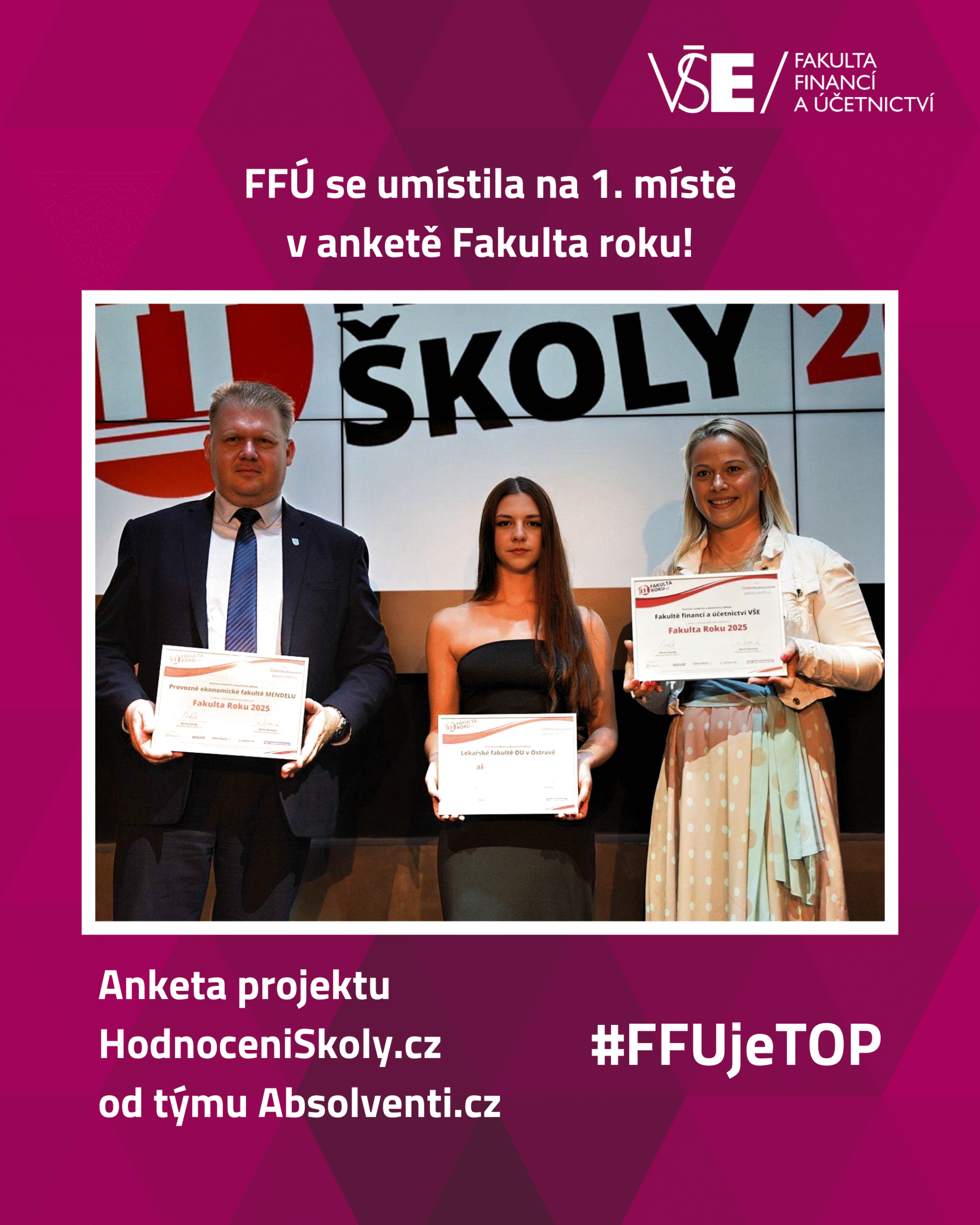 FFÚ je fakultou roku!