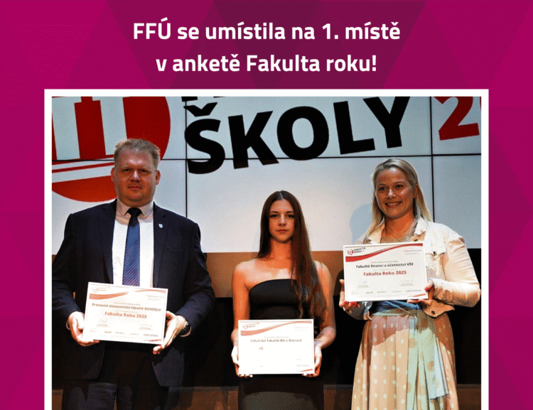 FFÚ je fakultou roku!