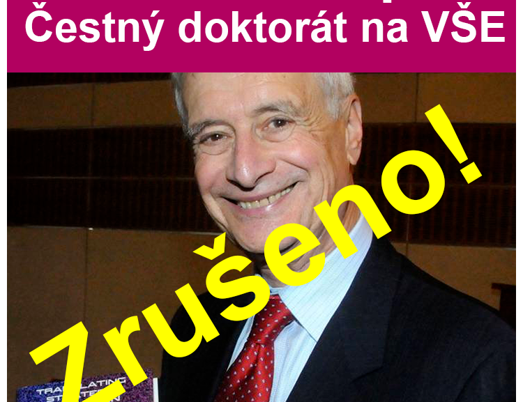 Čestný doktorát prof. Robertu S. Kaplanovi