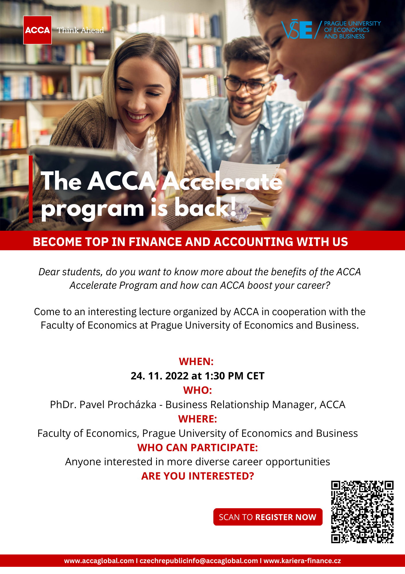 Prezentace programu ACCA Accelerate