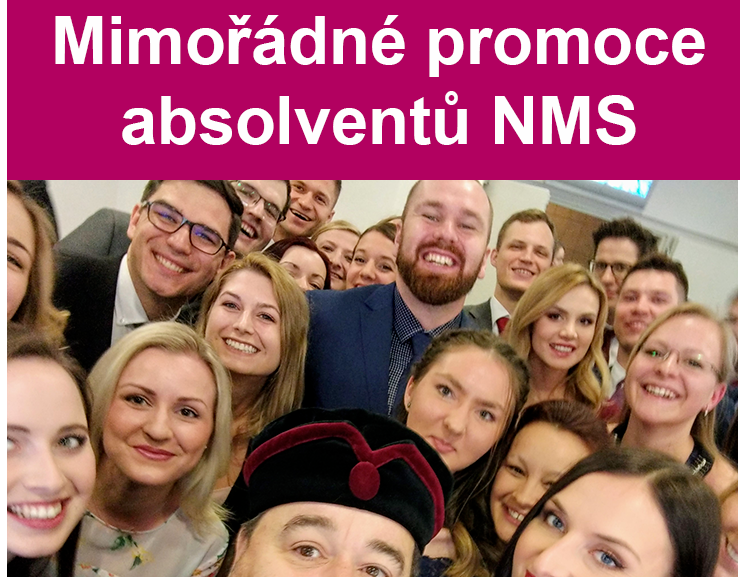 Mimořádné promoce absolventů NMS