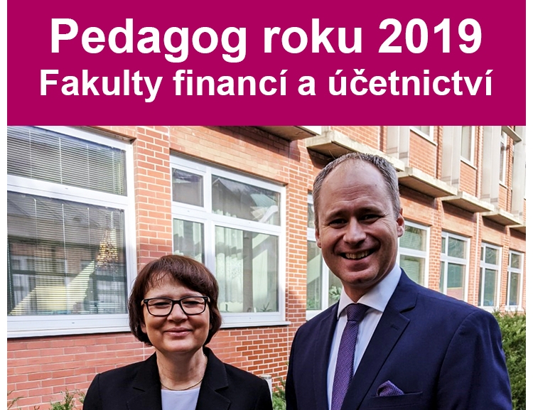 Pedagog roku 2019 Fakulty financí a účetnictví