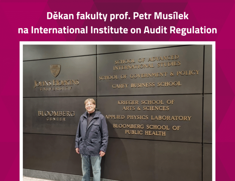Děkan fakulty prof. Musílek na 17. ročníku International Institute on Audit Regulation