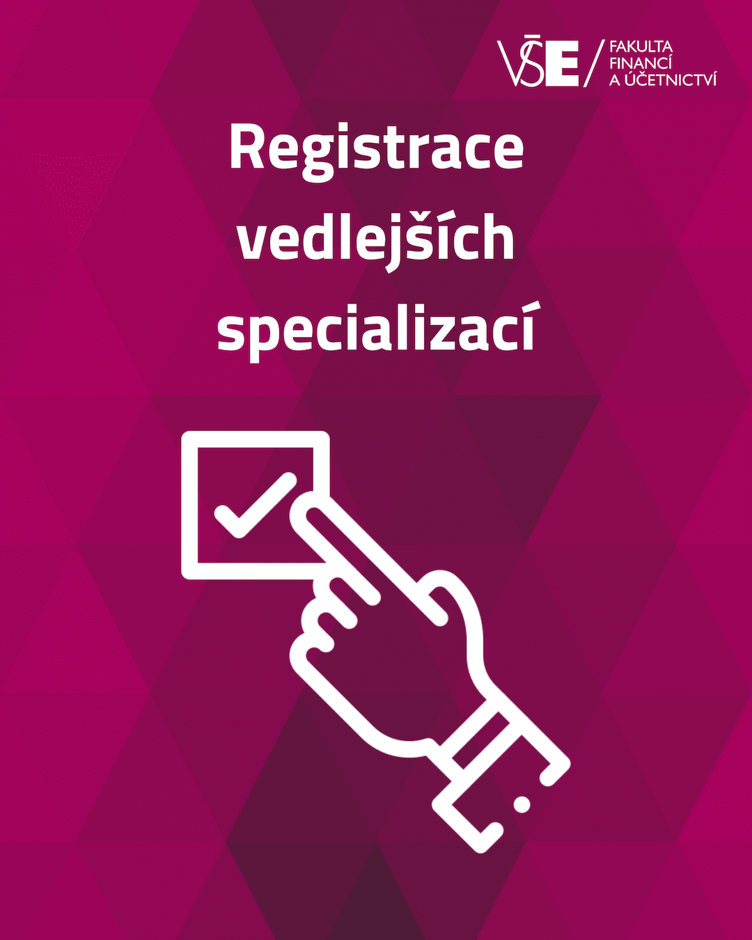 Registrace vedlejších specializací FFÚ