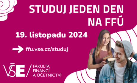 Uchazeči, studujte jeden den na FFÚ