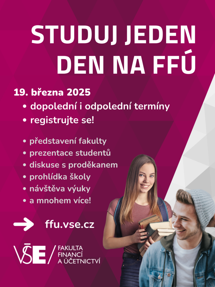 Uchazeči, studujte jeden den na FFÚ