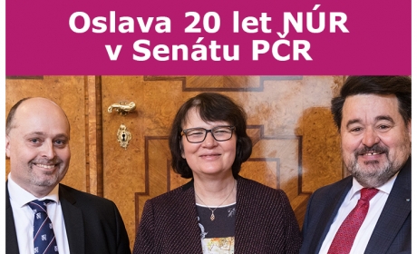 Oslava 20 let NÚR v Senátu PČR