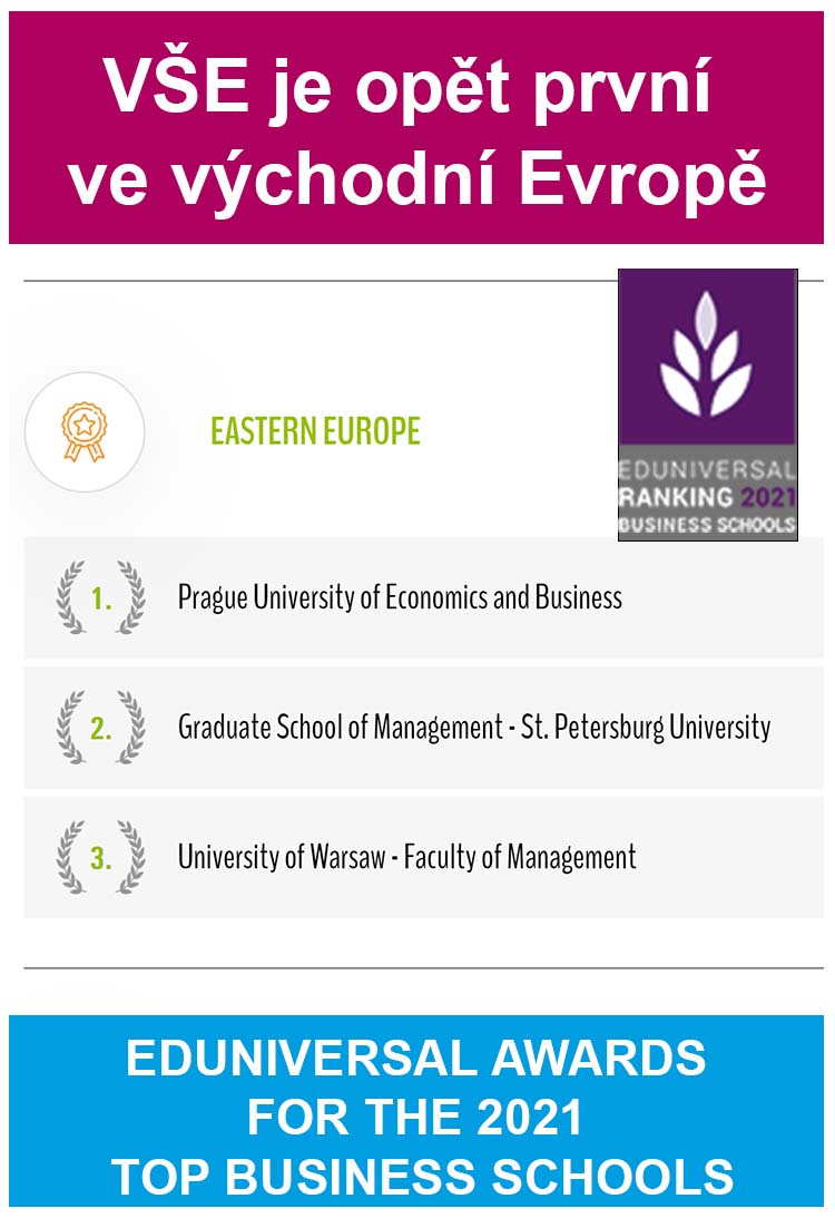 VŠE je nejlepší business školou ve východní Evropě