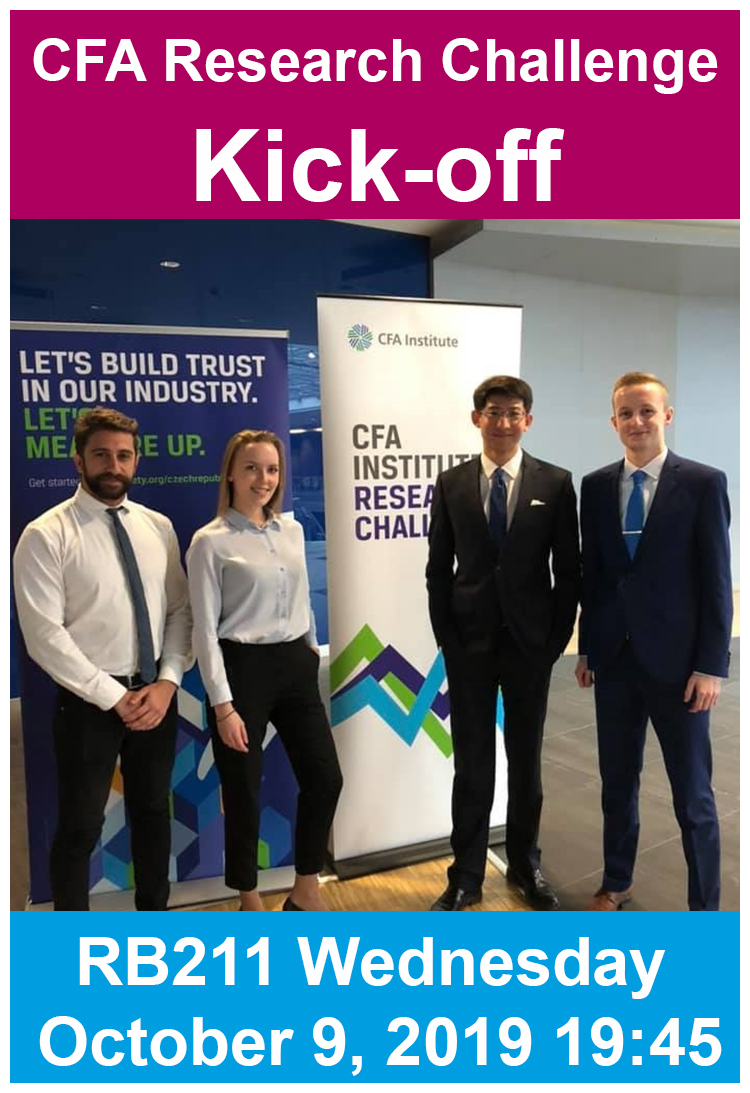 CFA Institute Research Challenge 2019 Kick-off
